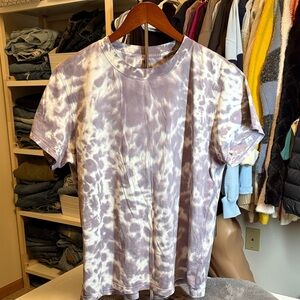 lululemon athletica Purple Tie-Dye Short Sleeve Tee